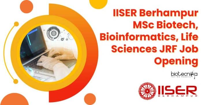 IISER Berhampur MSc Biotech