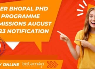IISER Bhopal Admission 2023