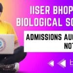 IISER Bhopal MSc Admission