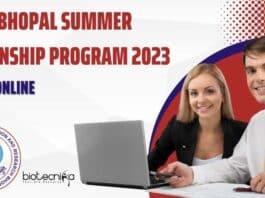IISER-Bhopal Summer Internship 2023