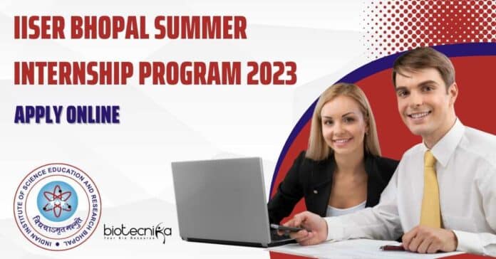 IISER-Bhopal Summer Internship 2023