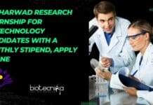 IIT Dharwad Research Internship For Biotechnology Candidates With A Monthly Stipend, Apply Online IIT Dharwad Research Internship