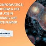 Govt ILS Bioinformatics, Biotech, Biochem & Life Sciences SRF Job In Wellcome Trust/ DBT India Alliance Funded Project ILS Bioinformatics SRF Job