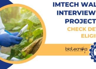 IMTECH Job Agricultural Sciences