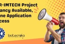CSIR-IMTECH Project Vacancy Available, Online Application Process IMTECH Vacancy 2023