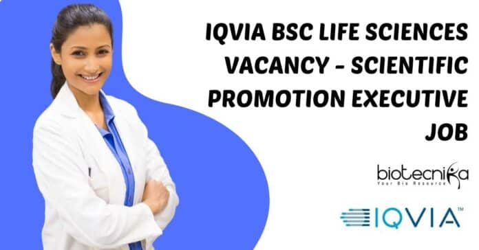 IQVIA BSc Job 2023