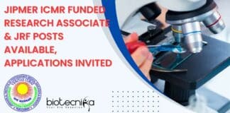 JIPMER JRF & RA Jobs