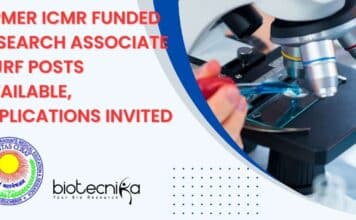 JIPMER ICMR Funded Research Associate & JRF Posts Available, Applications Invited JIPMER JRF & RA Jobs