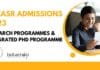 JNCASR Admissions 2023