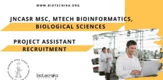 JNCASR Bioinformatics Project Job