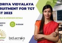 Kendriya Vidyalaya Recruitment For TGT & PGT 2023 – Check Walk-In-Interview Details Kendriya Vidyalaya Teaching Jobs