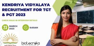 Kendriya Vidyalaya Teaching Jobs