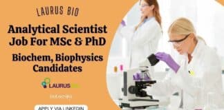 Laurus Bio Analytical Scientist