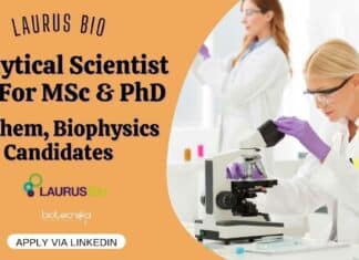 Laurus Bio Analytical Scientist