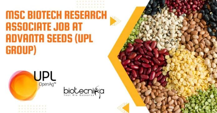 MSc Biotech Research Associate