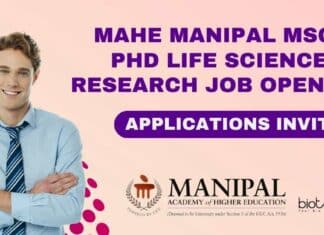 Manipal Research Jobs Recruitment
