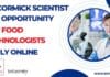 McCormick Scientist Job Opportunity For Food Technologists, Apply Online McCormick Scientist Job Opportunity
