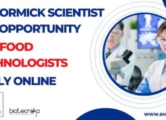 McCormick Scientist Job Opportunity