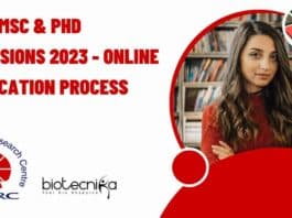 NBRC Admissions 2023 MSc