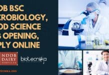 NDDB BSc Microbiology, Food Science Job Opening, Apply Online NDDB BSc Microbiology