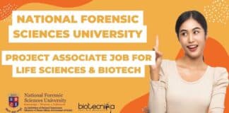 NFSU Project Associate Job