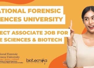 NFSU Project Associate Job