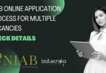 NIAB Online Application Process For Multiple Vacancies – Check Details NIAB Project Research Vacancies