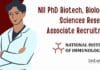 NII PhD Biotech