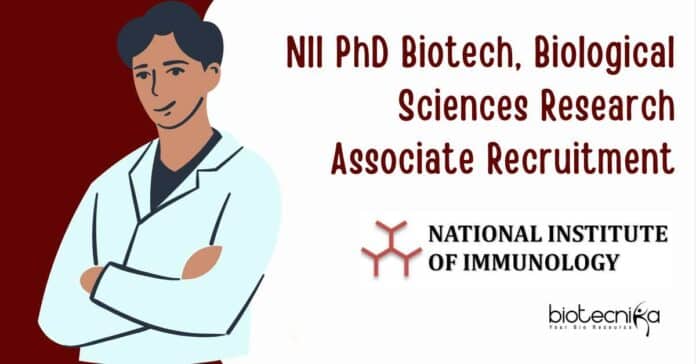 NII PhD Biotech