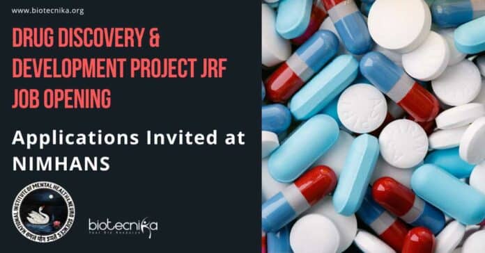 NIMHANS Hiring For JRF
