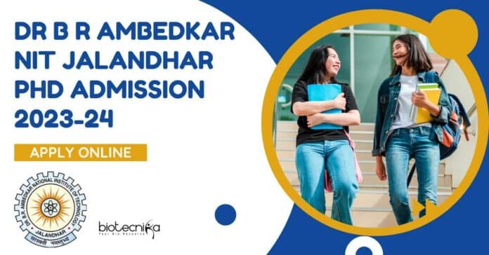 NIT Jalandhar PhD Admission 2023-24