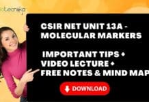 Molecular Marker CSIR NET