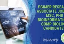 PGIMER Research Associate Job For MSc, PhD Bioinformatics & Comp Biology Candidates PGIMER Bioinformatics Research Job