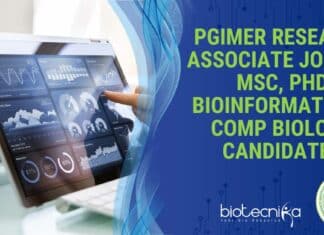 PGIMER Bioinformatics Research Job
