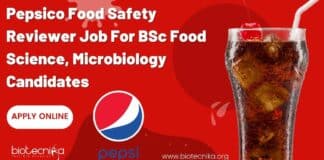 Pepsico Food Safety Reviewer