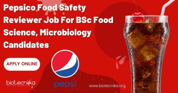Pepsico Food Safety Reviewer