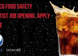 Pepsico Food Safety Scientist