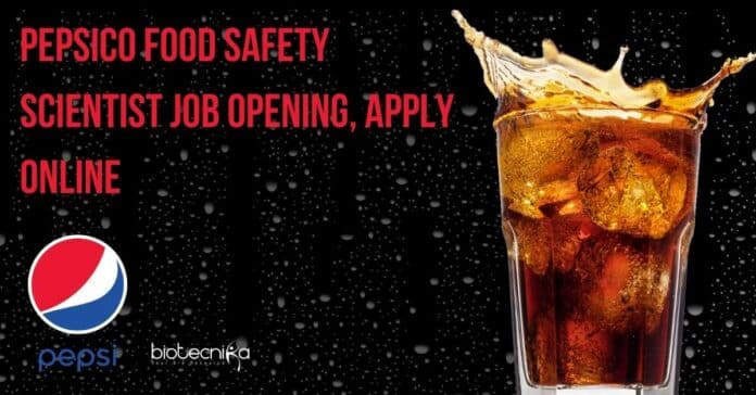 Pepsico Food Safety Scientist