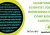 Quantumzyme Scientist Job For Bioinformatics & Comp Biology Candidates Quantumzyme Scientist Job