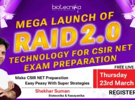 Join Us For MEGA Launch of RAID 2.0 Technology For CSIR NET Exam Preparation RAID Batch CSIR NET - CSIR NET Exam Preparation Strategies