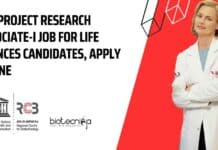 RCB Project Research Associate-I Job For Life Sciences Candidates, Apply Online RCB Project Research Associate-I Job