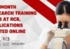 Six-Month Research Training 2023 at RCB, Applications Invited Online RCB Six-Month Research Training