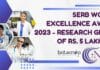 SERB Women Excellence Award 2023 – Research Grant of Rs. 5 Lakhs PA SERB Women Excellence 2023 Award