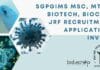 SGPGIMS MSc, MTech Biotech, Biochem JRF Recruitment, Applications Invited SGPGIMS JRF Post 2023