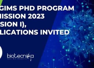 SGPGIMS PhD Admission 2023