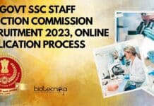 25+ Govt SSC Staff Selection Commission Recruitment 2023, Online Application Process SSC Staff Selection 2023