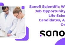 Sanofi Scientific Writer Job Opportunity For Life Sciences Candidates, Apply Online Sanofi Scientific Writer Vacancy