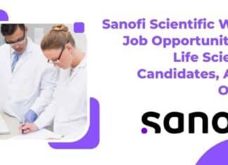 Sanofi Scientific Writer Vacancy