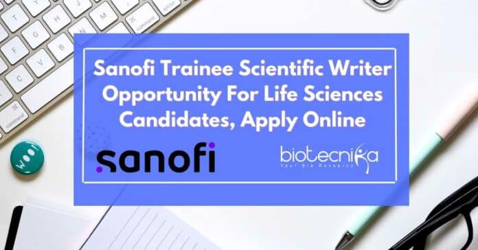 Sanofi Trainee Scientific