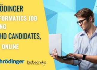 Schrödinger Bioinformatics Job Opening